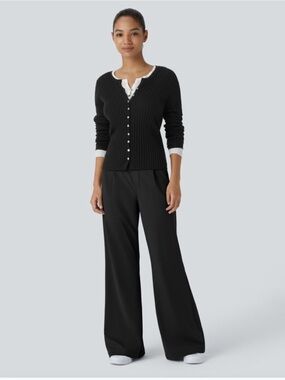 NWT Halara Day stretch black work pant
